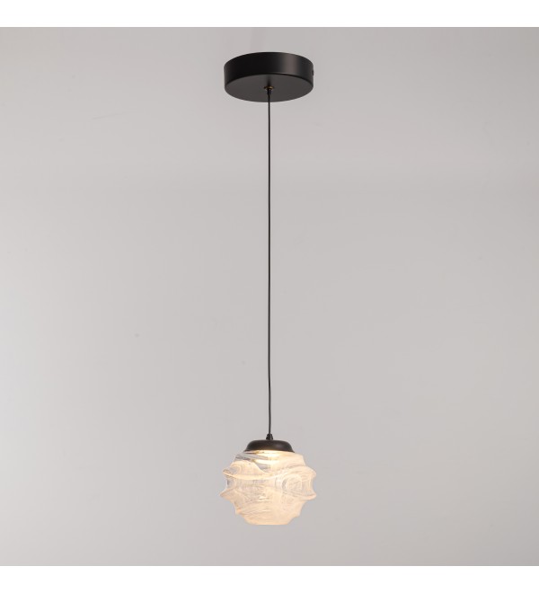Подвесной светильник Delight Collection MD25030003-1A matt black/clear