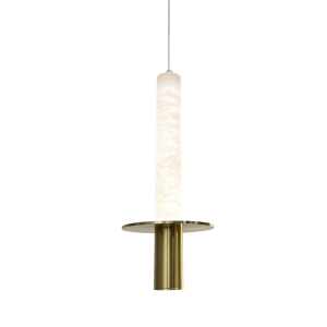 Подвесной светильник Delight Collection 5142P/1 Brass / White Alabaster