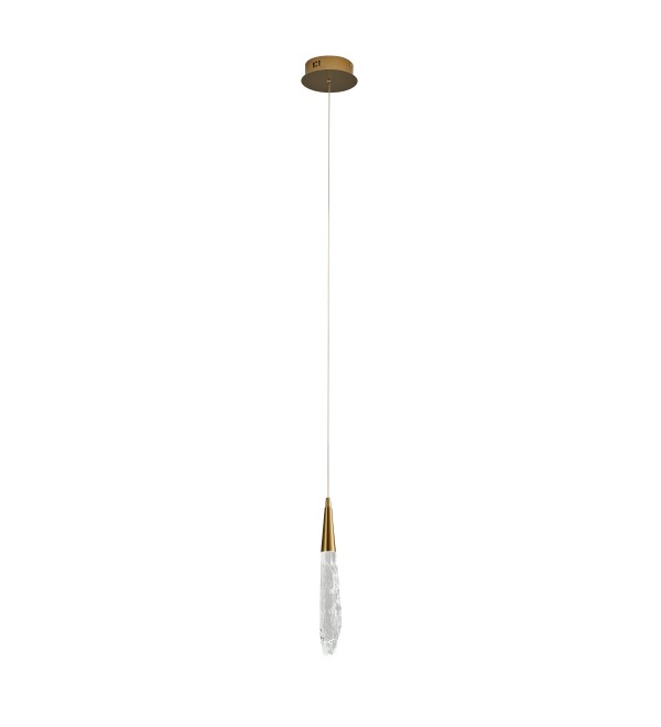 Подвесной светильник Delight Collection OD2438-1 gold/clear