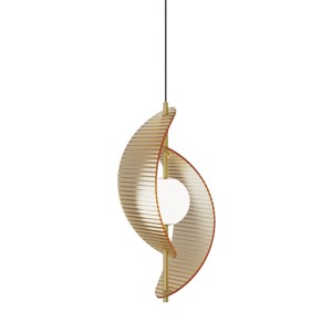 Подвесной светильник Delight Collection MD24030035-1A brass/amber