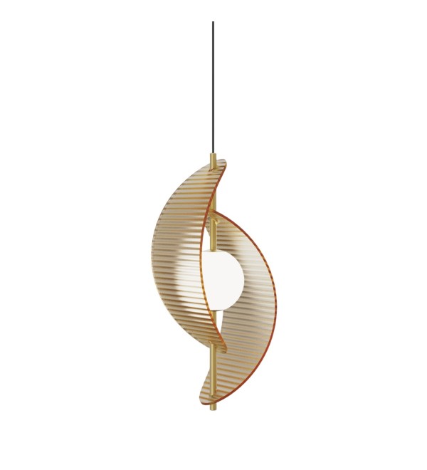 Подвесной светильник Delight Collection MD24030035-1A brass/amber