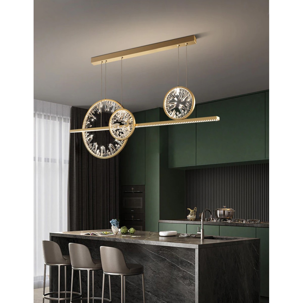 Люстра Delight Collection Bartlett XD-120B gold