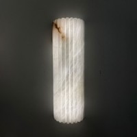 Настенный светильник Delight Collection DL-6485W 30cm Brass / White Alabaster