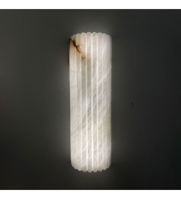 Настенный светильник Delight Collection DL-6485W 30cm Brass / White Alabaster