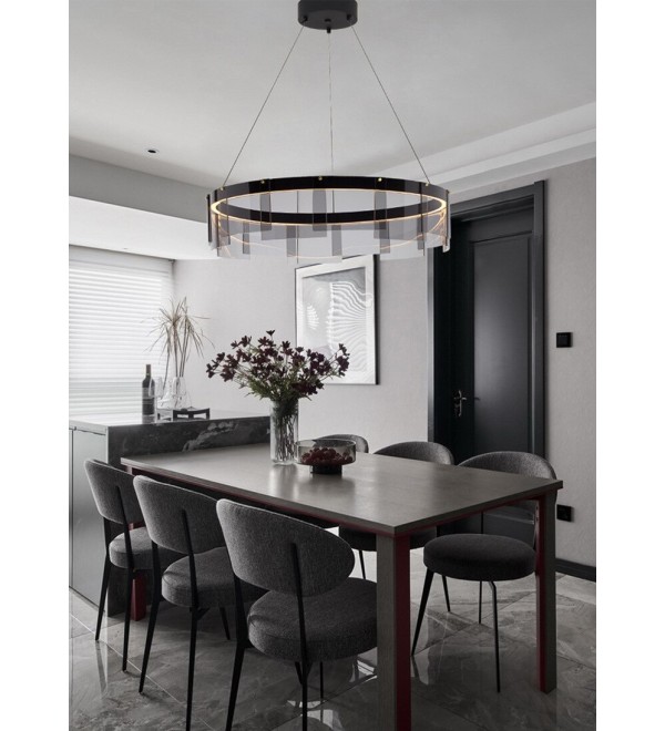 Люстра Delight Collection Stratos D8825P/S black/smoky