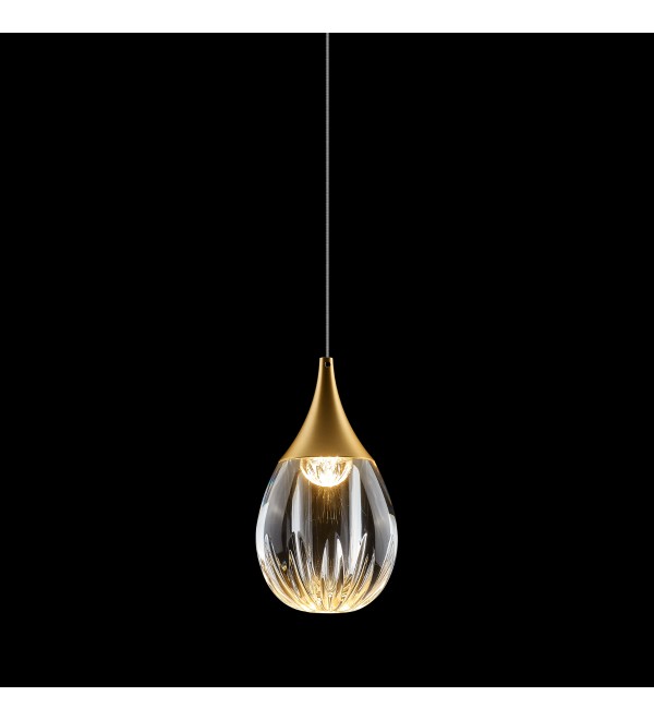 Подвесной светильник Delight Collection Stilla MD24001004-1A gold/clear