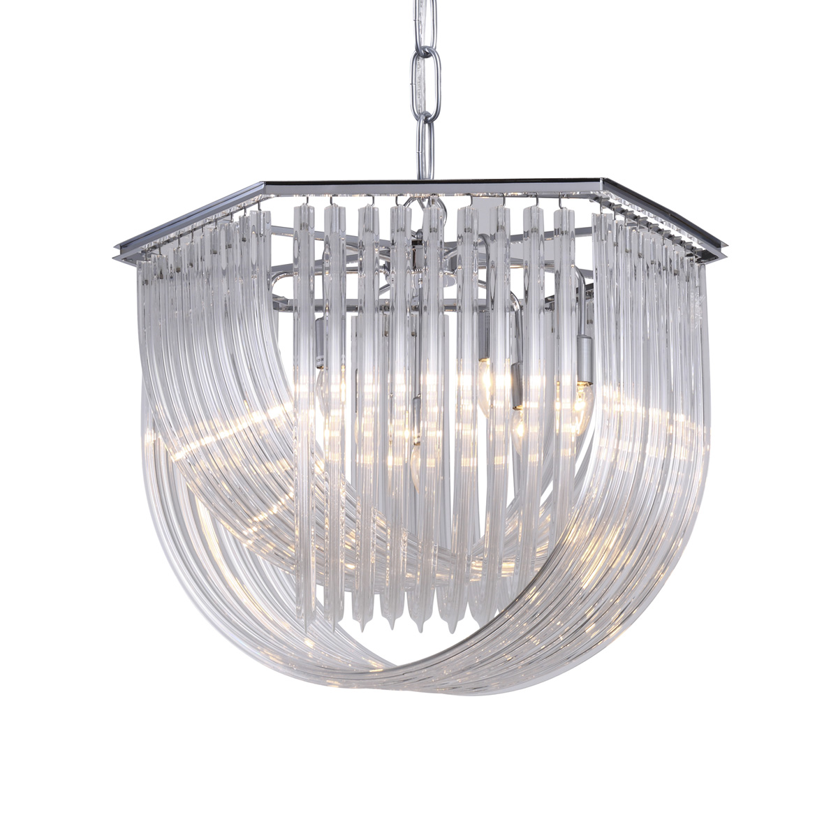 Люстра Delight Collection Murano 7 chrome