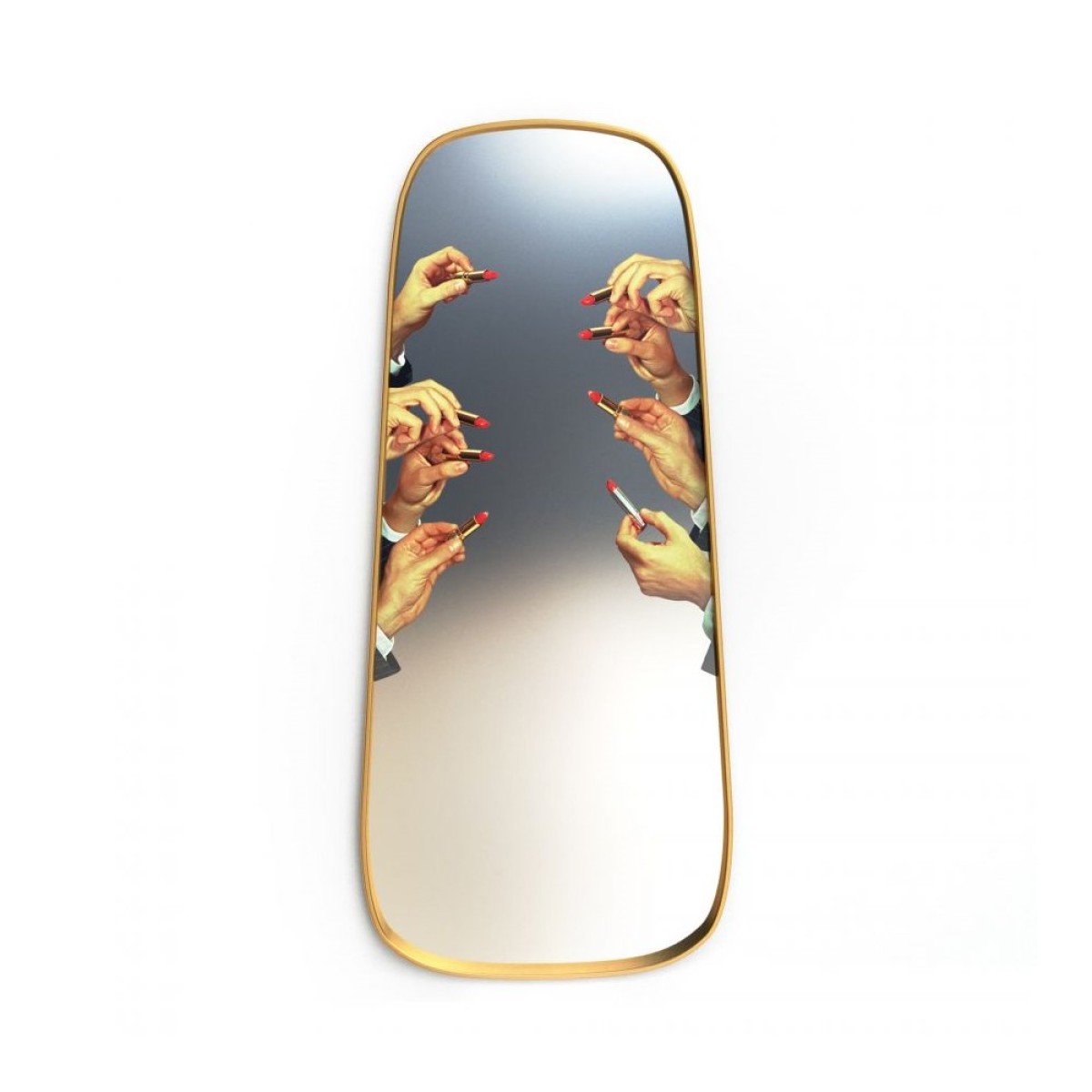 Зеркало Seletti Toiletpaper Mirror Lipsticks (золотой, арт. 17051)