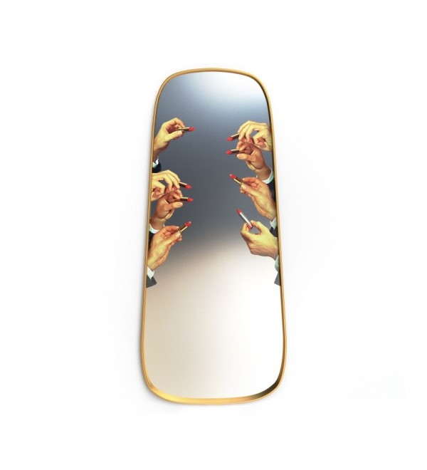 Зеркало Seletti Toiletpaper Mirror Lipsticks (золотой, арт. 17051)