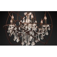 Люстра Delight Collection Foucault'S Orb 5014-D6 rusty