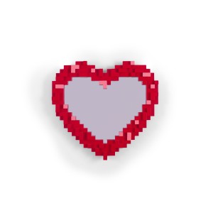 Зеркало Seletti Pixel Heart