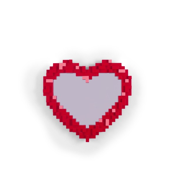 Зеркало Seletti Pixel Heart