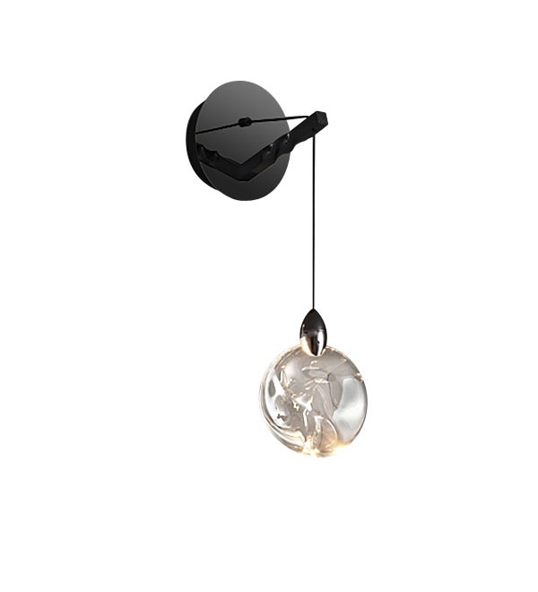 Настенный светильник Delight Collection Colvin MT9176-1WB pearl black