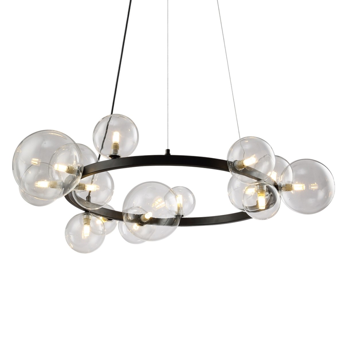 Люстра Delight Collection Art Deco Bubble OMG1075R black/clear