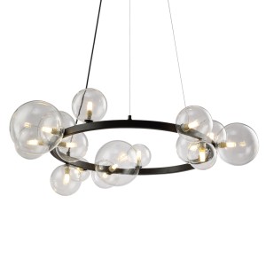 Люстра Delight Collection Art Deco Bubble OMG1075R black/clear
