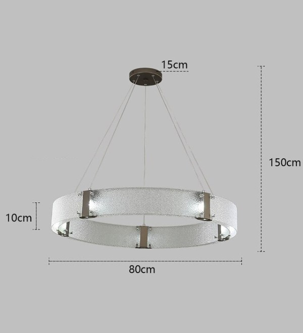 Подвесной светильник Delight Collection Parallel Ring D8028P/R/D800 black/clear