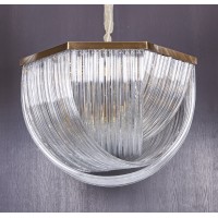 Люстра Delight Collection Murano L12 brass/clear