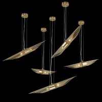 Подвесной светильник Delight Collection Sfinks P68069-2 nickel