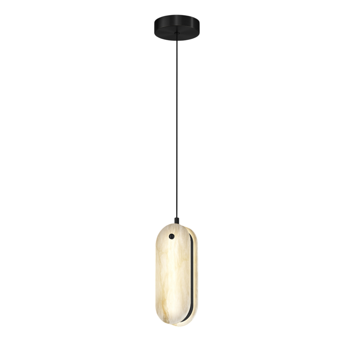 Подвесной светильник Delight Collection MD26030031-1A Matt black / Spanish Alabaster