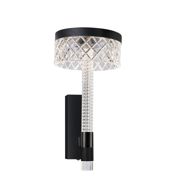 Настенный светильник Delight Collection Diamond cut MB21020075-1A matt black