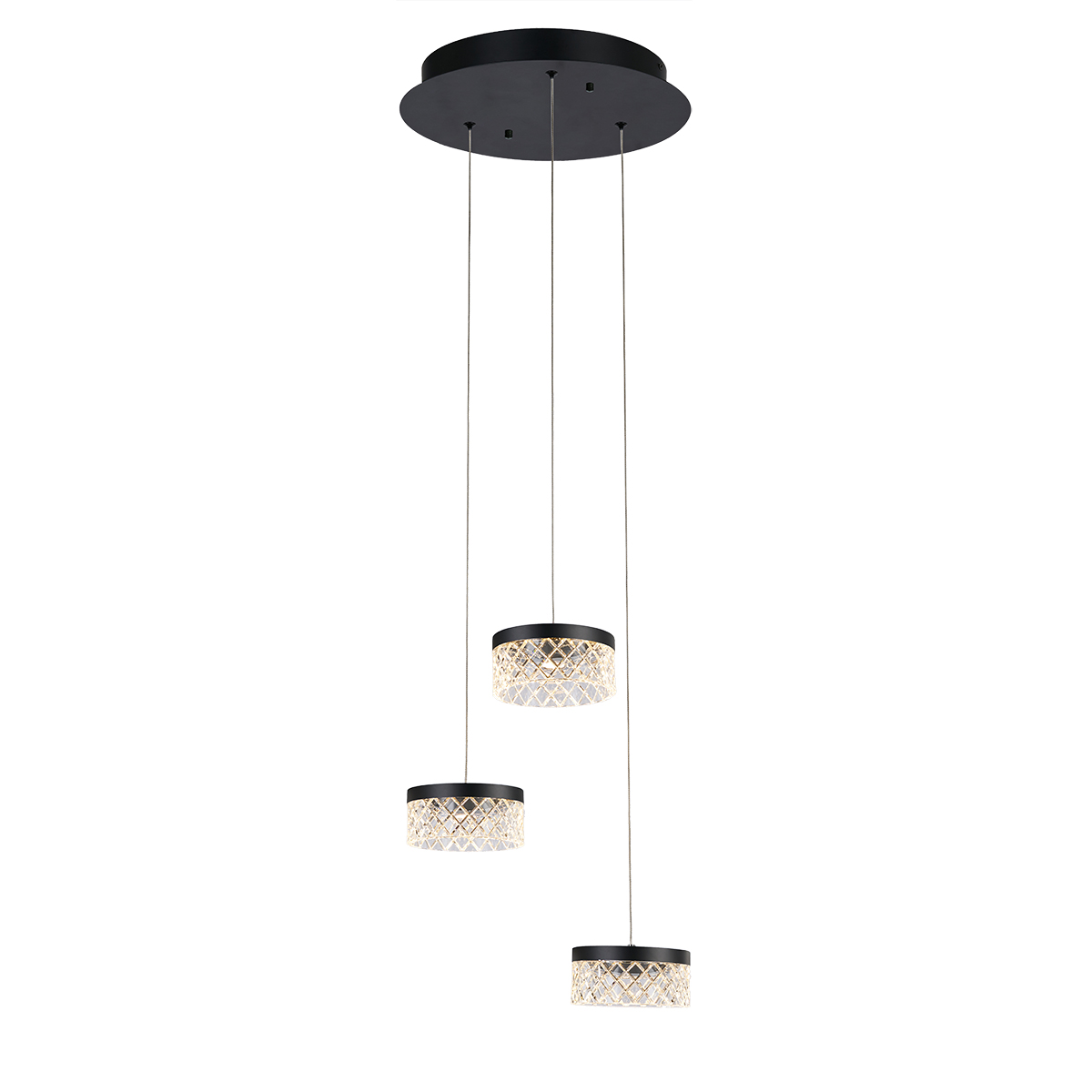 Подвесной светильник Delight Collection Diamond cut MD21020075-3A matt black