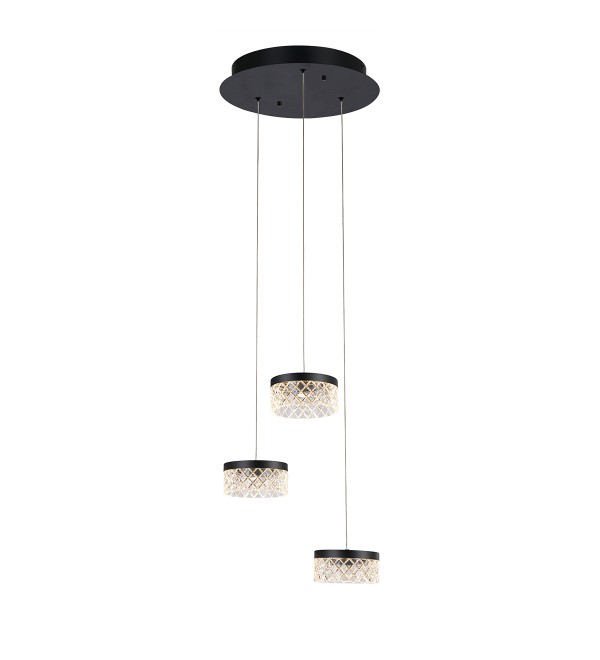 Подвесной светильник Delight Collection Diamond cut MD21020075-3A matt black