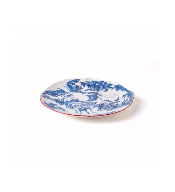 Тарелка Seletti Classics on Acid Blue Chinoiserie