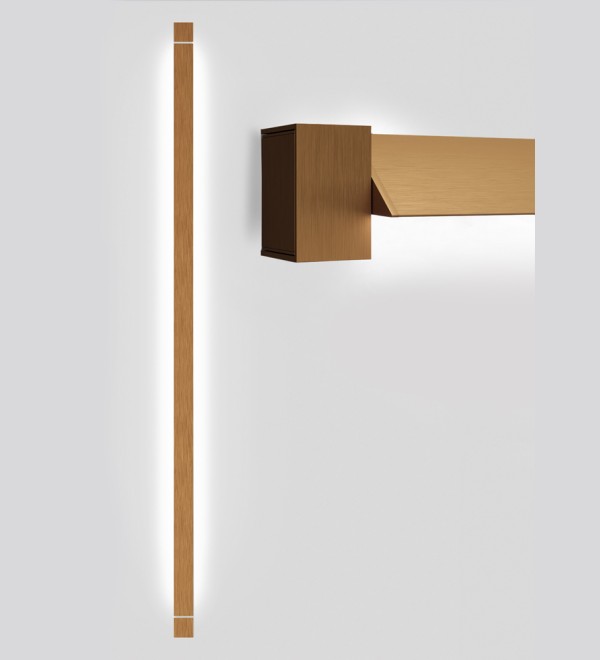 Настенный светильник Fabbian Pivot F39 Bronze 3000 (бронзовый, арт. F39G2576)