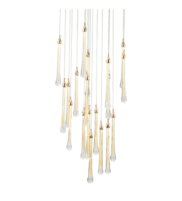 Подвесной светильник Delight Collection Teardrop 19 gold