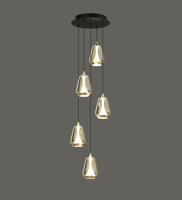 Подвесной светильник Delight Collection MD24001011-5A brass/champagne