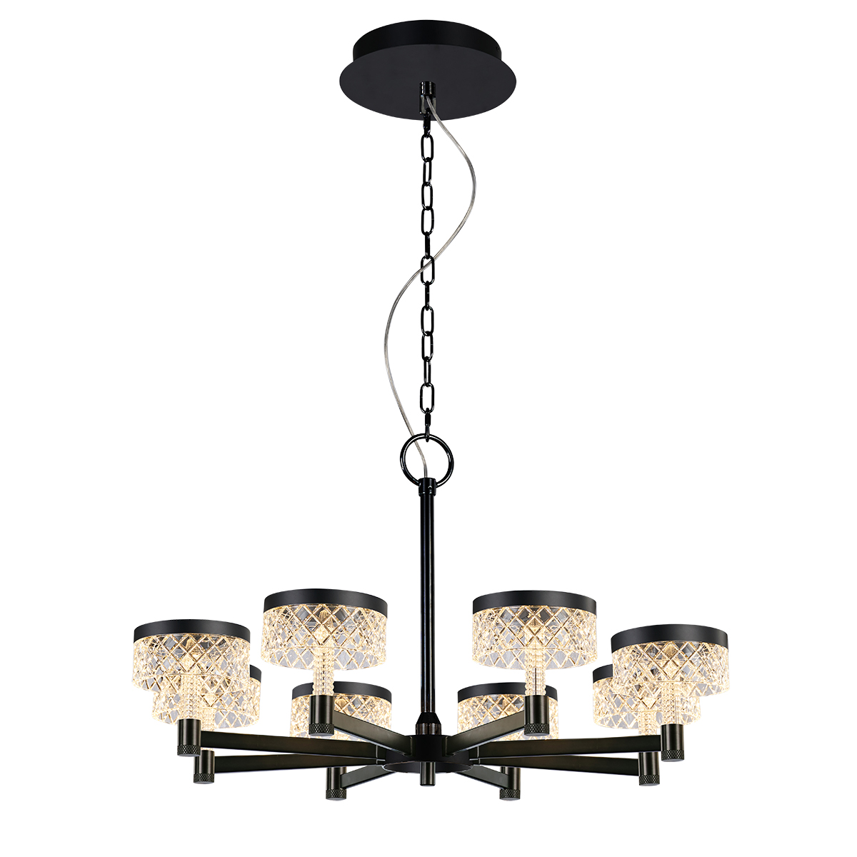 Люстра Delight Collection Diamond cut MD21020075-8A matt black