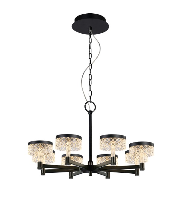 Люстра Delight Collection Diamond cut MD21020075-8A matt black