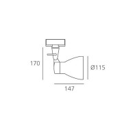 Спот Artemide Starship L162590