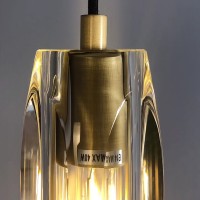 Подвесной светильник Delight Collection MT8851-1H bronze/clear