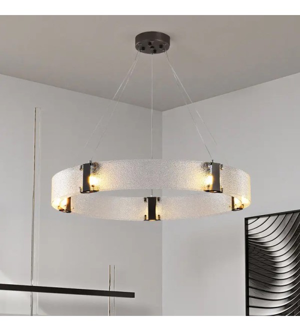 Подвесной светильник Delight Collection Parallel Ring D8028P/R/D800 black/clear