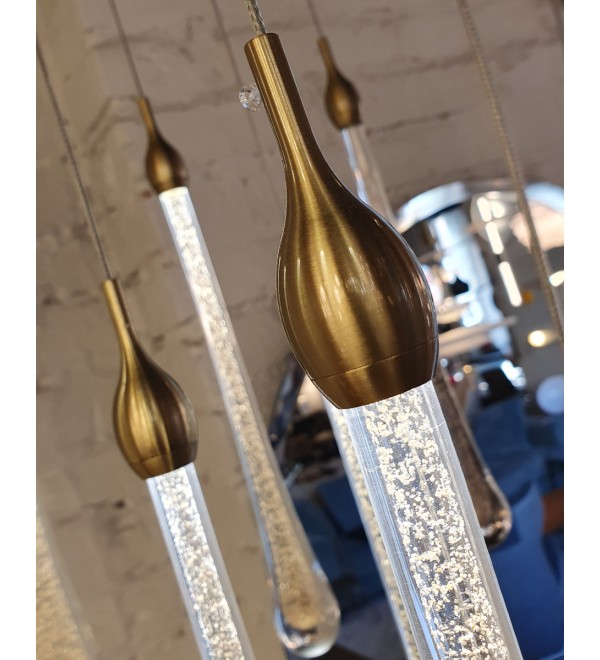 Подвесной светильник Delight Collection Teardrop 1 gold