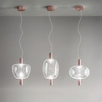 Подвесной светильник Vistosi Riflesso SP 2 clear/copper
