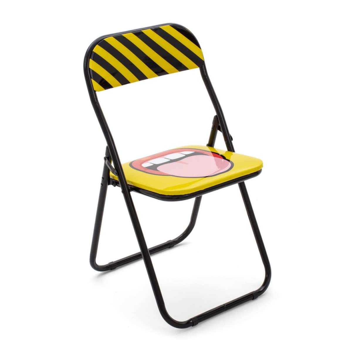 Складной стул Seletti Blow Folding Chair Tongue
