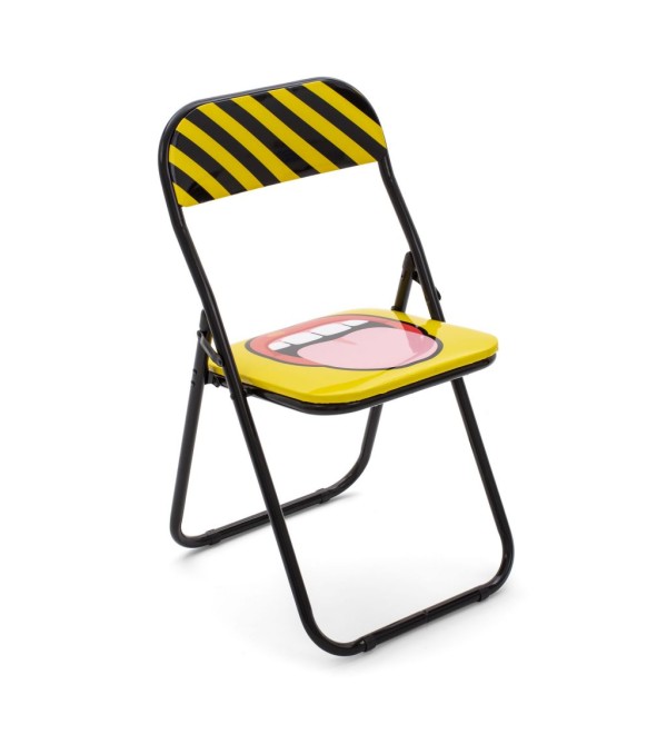 Складной стул Seletti Blow Folding Chair Tongue