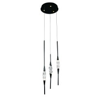 Подвесной светильник Delight Collection Pezzo 3 pearl black