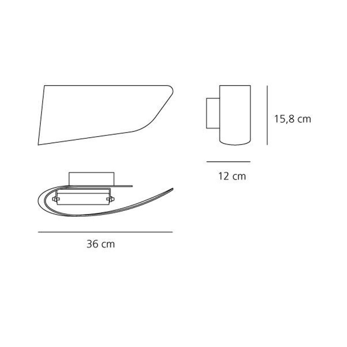 Настенный светильник Artemide Eurialo 1230030A