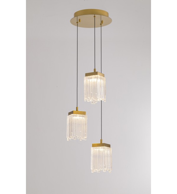 Подвесной светильник Delight Collection MD25020403-3A2 Satin gold