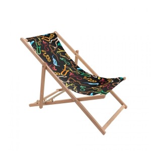 Шезлонг Seletti Toiletpaper Deckchair Snakes