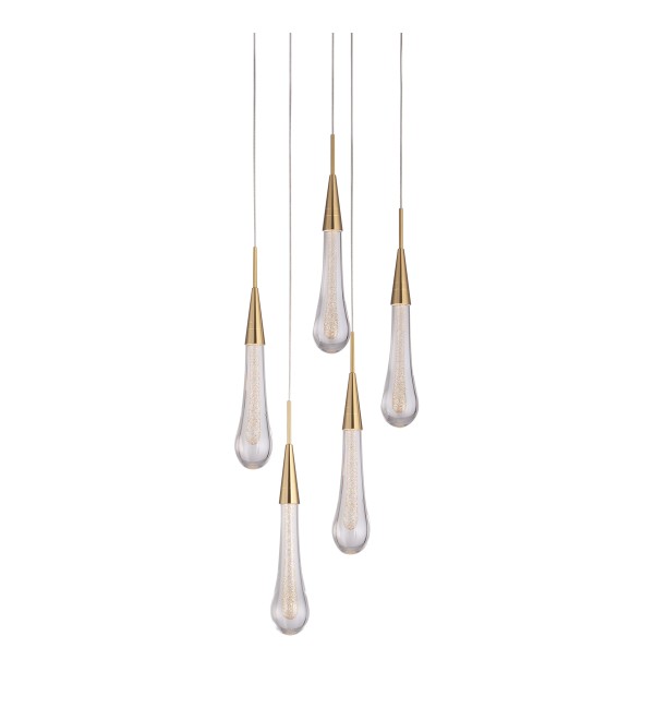Подвесной светильник Delight Collection Pour 5A br.brass