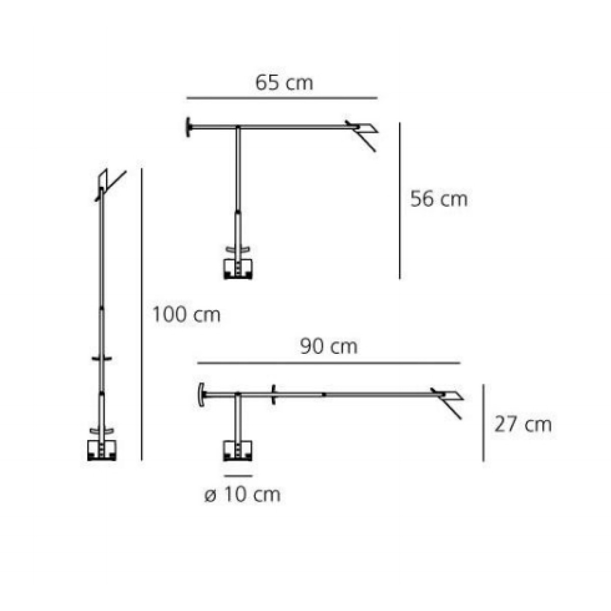 Настольная лампа Artemide Tizio 35 Black