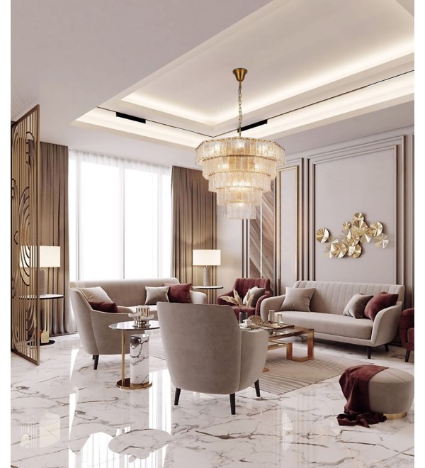 Люстра Delight Collection BRCH9192-80 antique brass