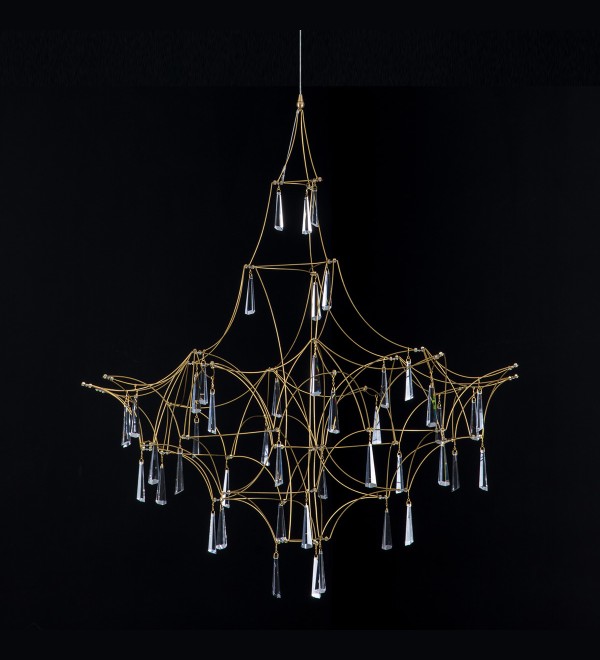 Люстра Delight Collection Lucciola 1E matt gold