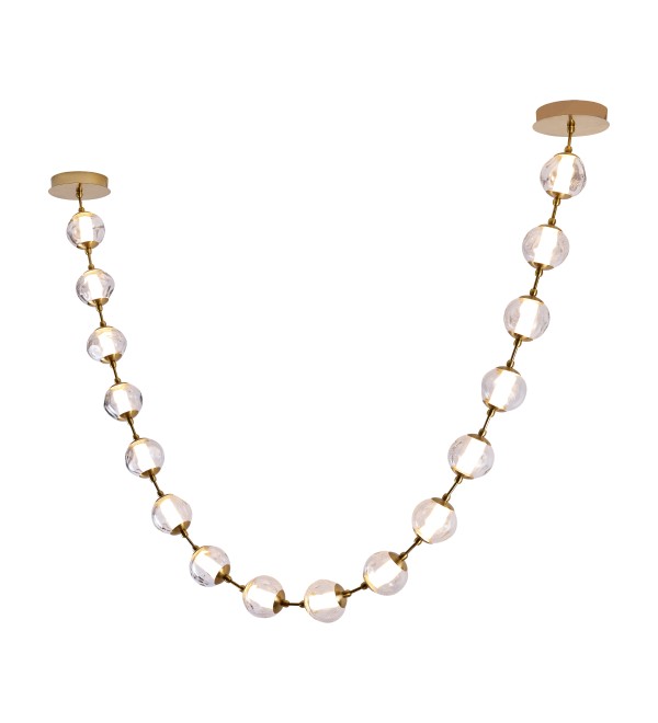 Подвесной светильник Delight Collection OD2437A-16 brass/clear