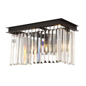 Настенный светильник Delight Collection Odeon 2A black/clear
