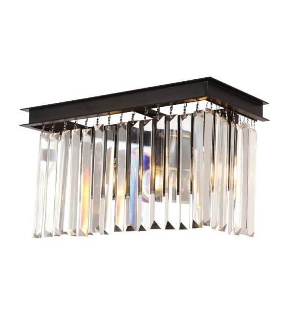 Настенный светильник Delight Collection Odeon 2A black/clear